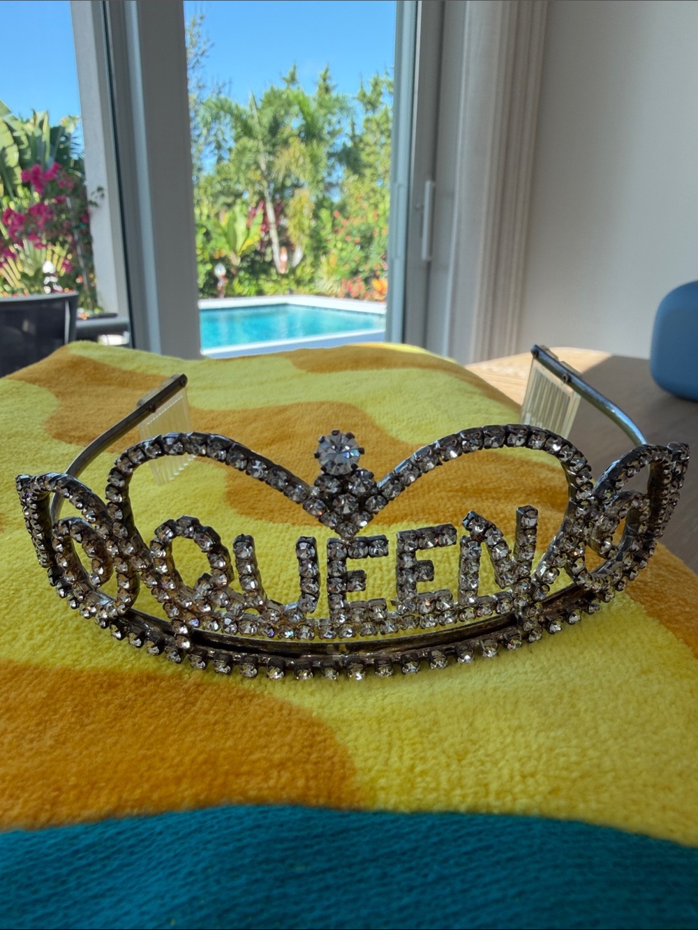 Queen Crown Royal Tiara Rhinestone Accessory